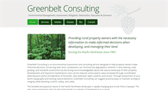 Desktop Screenshot of greenbeltconsulting.com