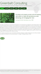 Mobile Screenshot of greenbeltconsulting.com